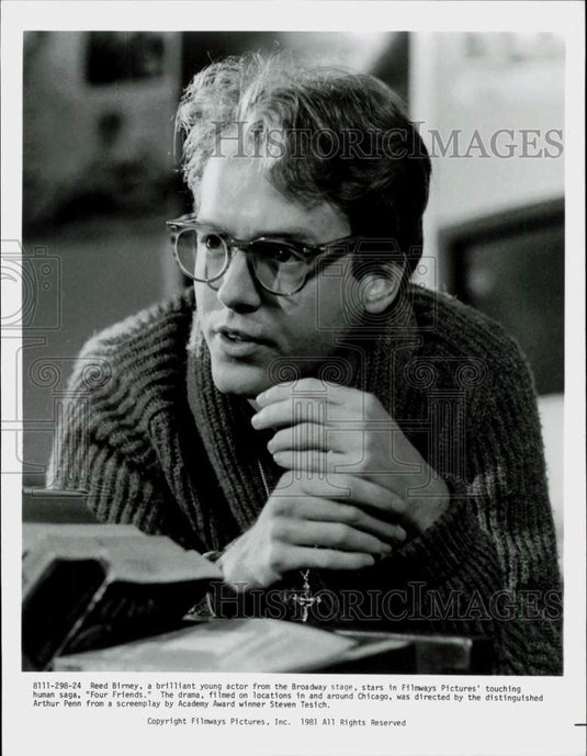 1981 Press Photo Actor Reed Birney in "Four Friends" - srp33811 - Historic Images
