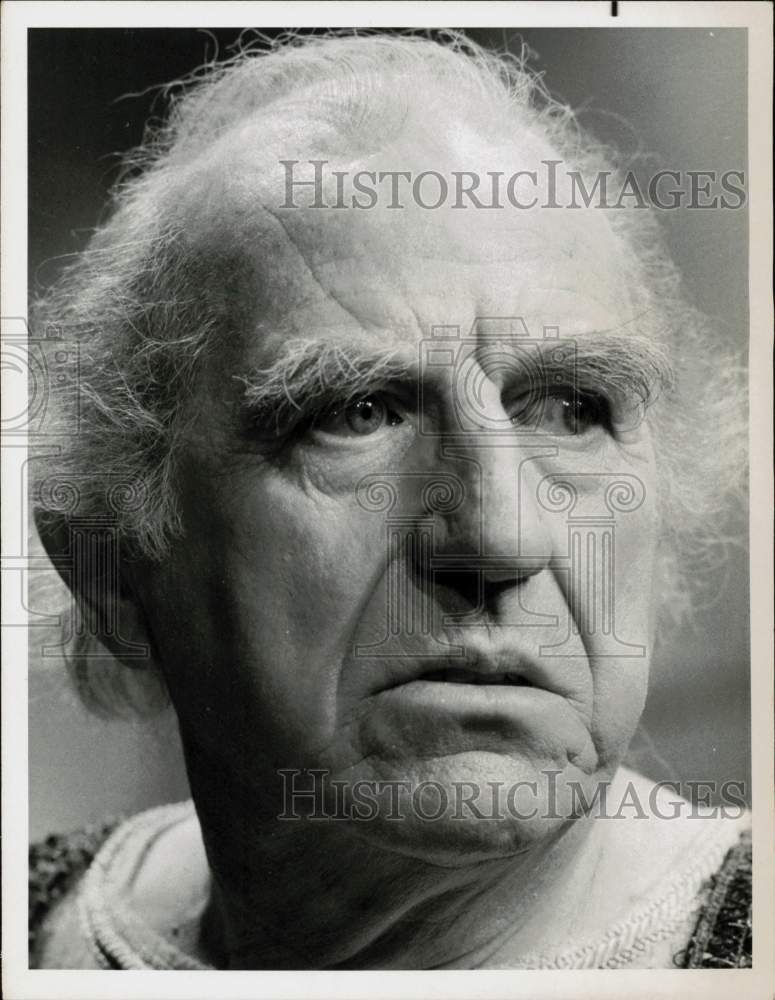 1970 Press Photo Actor Ed Begley in &quot;Neither Are We Enemies&quot; - srp34028- Historic Images