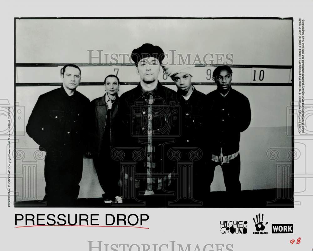 1998 Press Photo Pressure Drop, Music Group - srp37272 - Historic Images