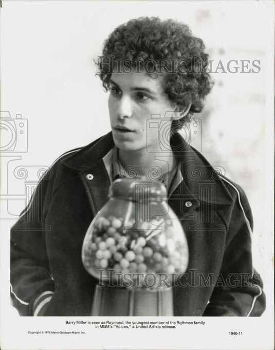 1978 Press Photo Actor Barry Miller in "Voices" - srp37940- Historic Images