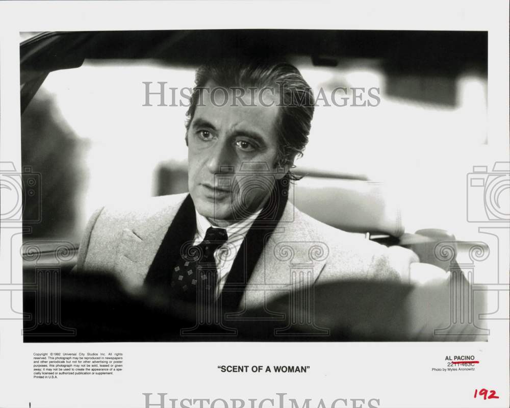 1992 Press Photo Actor Al Pacino in &quot;Scent of a Woman&quot; - srp38248- Historic Images