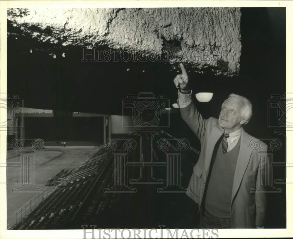 1989 Press Photo Robert J. Pietrucha, Onondaga County War Memorial Director - Historic Images