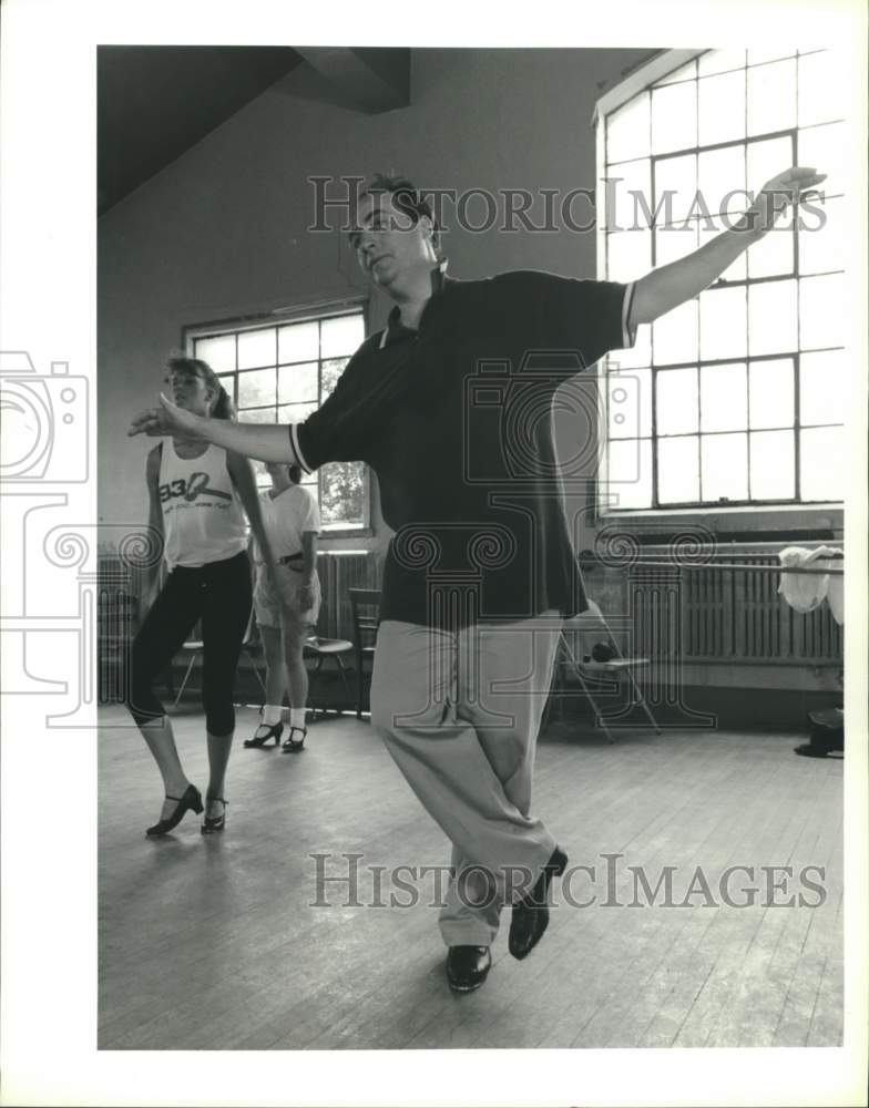 1991 Press Photo Barry Shulman, Lawyer and Tap Dancing Instructor - Historic Images