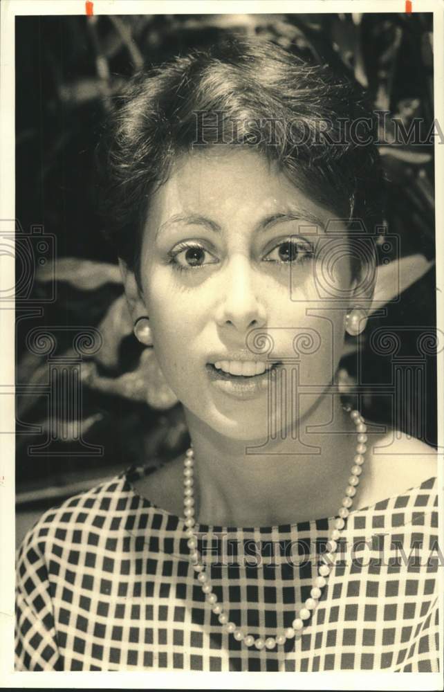 1984 Press Photo Director Donna Zaccaro, Geraldine Ferraro&#39;s Daughter - Historic Images