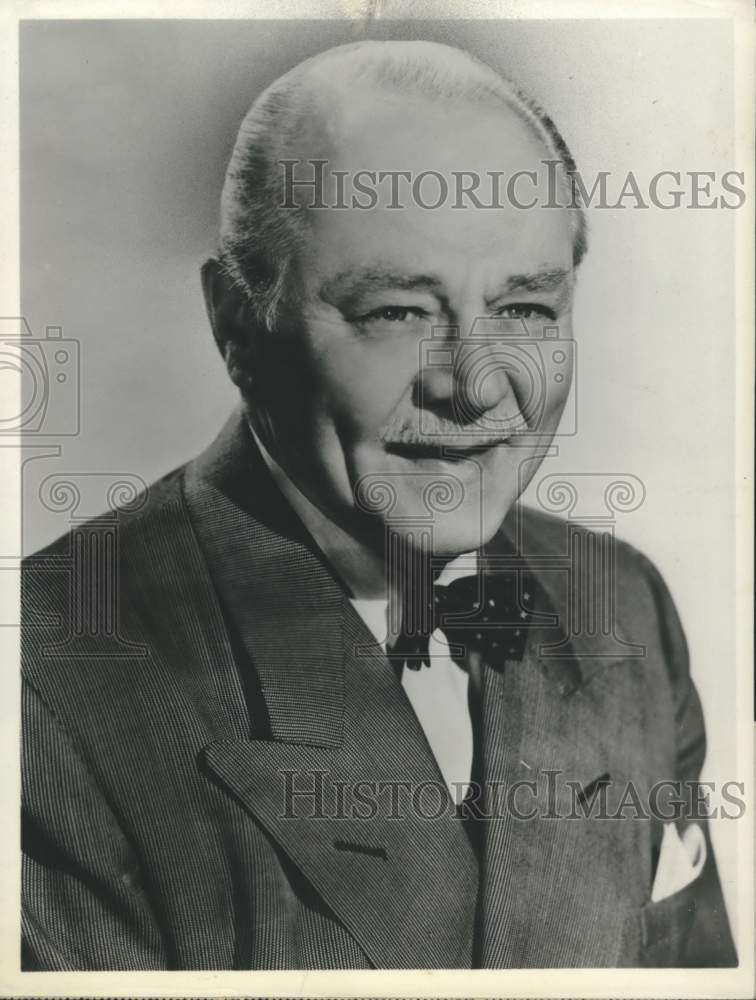 Press Photo Charlie Ruggles on Television's "Motorola TV Hour" - Historic Images