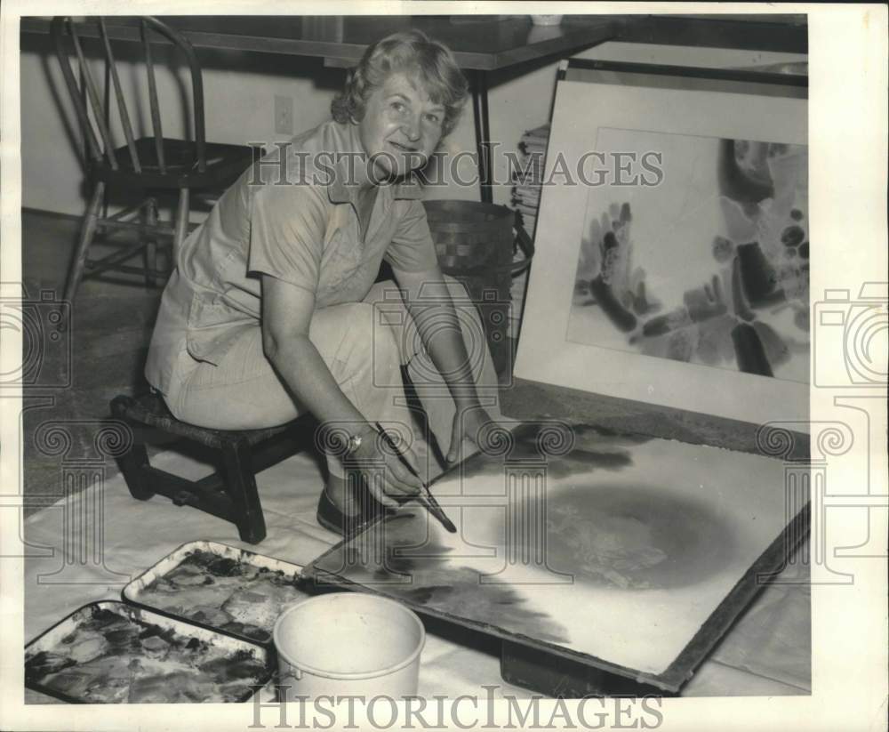 1972 Press Photo Sylvia Wyckoff, Syracuse University School of Art Professor - Historic Images