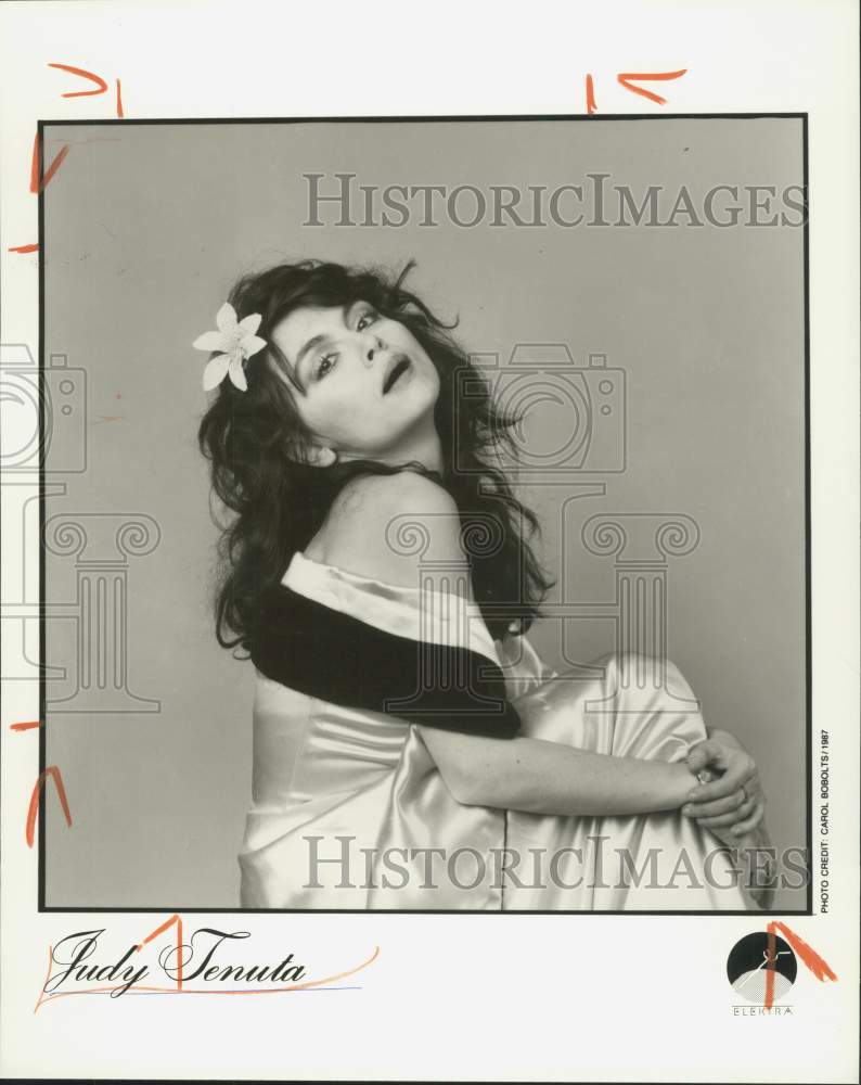 1987 Press Photo Singer Judy Tenuta - Historic Images