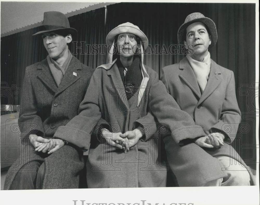 Press Photo Syracuse Stage Actor Stephen Spinella in &quot;Seven&quot; by Beckett - Historic Images