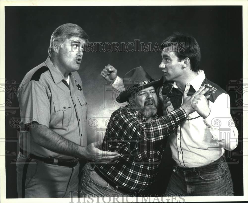 1989 Press Photo Theatre a la Carte Actor Gary Coram in &quot;Bus Stop&quot; Play Scene - Historic Images