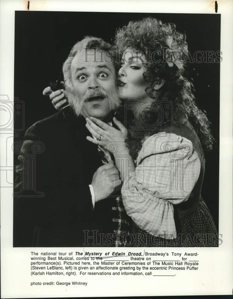 Press Photo The Mystery of Edwin Drood Broadway Musical Actor Steven LeBlanc - Historic Images