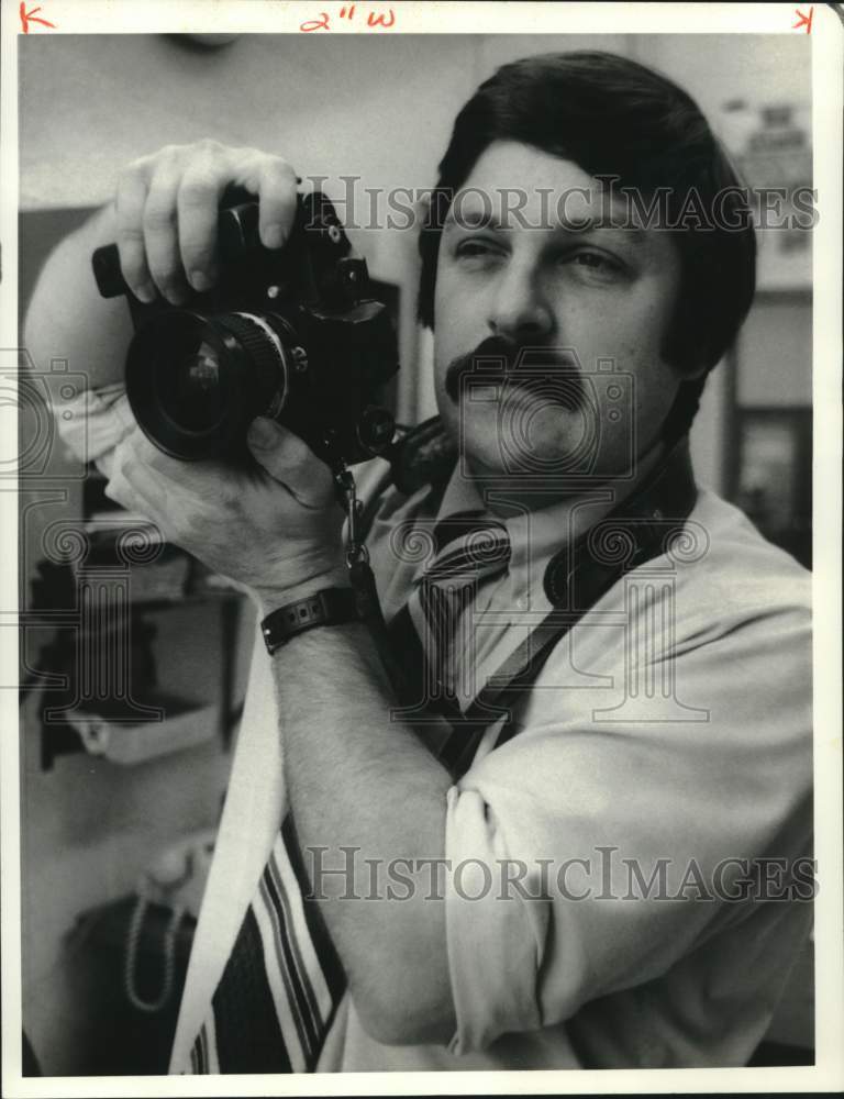 Press Photo Photographer C.W. McKeen in Portrait - Historic Images