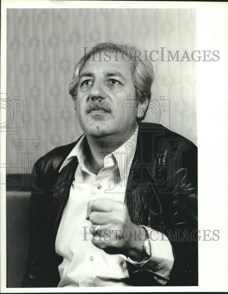 1983 Press Photo Ahmed Jebril, Rebel Leader at Tripoli Camp in Lebanon- Historic Images