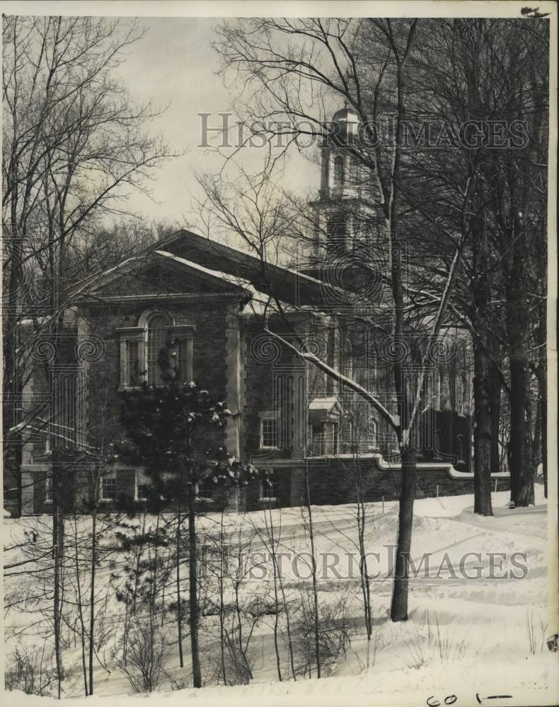 1967 Press Photo Colgate University Memorial Chapel Building in Hamilton - Historic Images