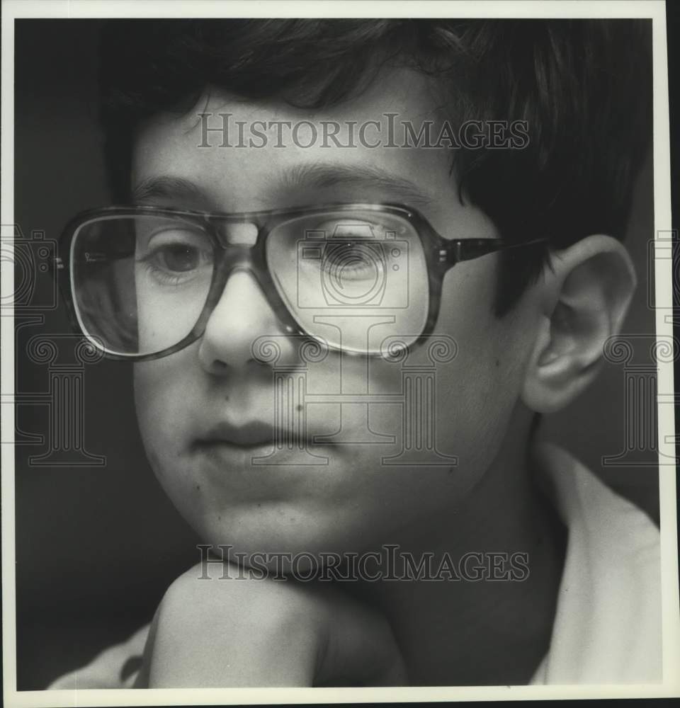 1988 Press Photo Alex Gordon at Hebrew Day School in DeWitt New York - Historic Images