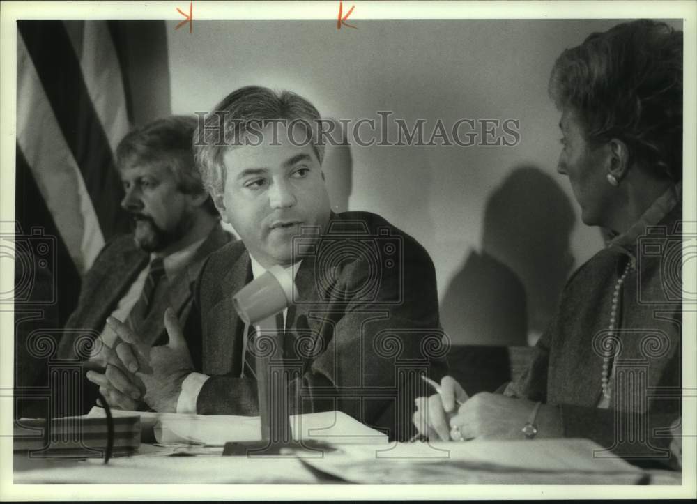 Anthony P. Rivizzigno, Salina Town Attorney at Meeting-Historic Images