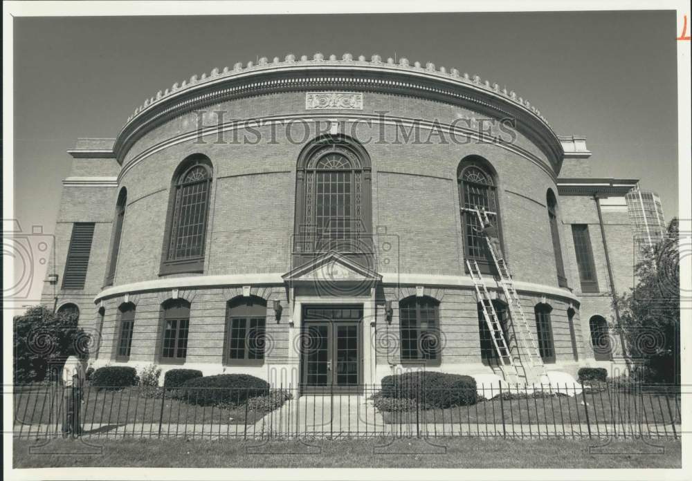 1988 Press Photo First Church of Christ on Genesee Street in Syracuse- Historic Images