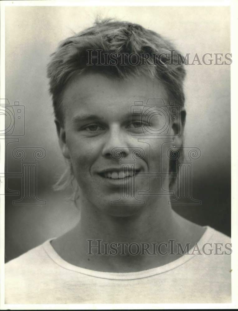 1988 Press Photo Joel Constable, Fayetteville-Manlius Tennis Player - sya22815- Historic Images
