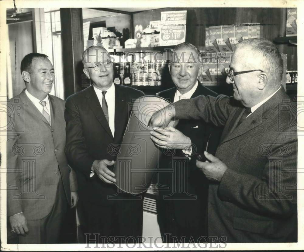 1964 Calvin Hamilton, DeWitt Town Supervisor at Howard Johnson Event-Historic Images