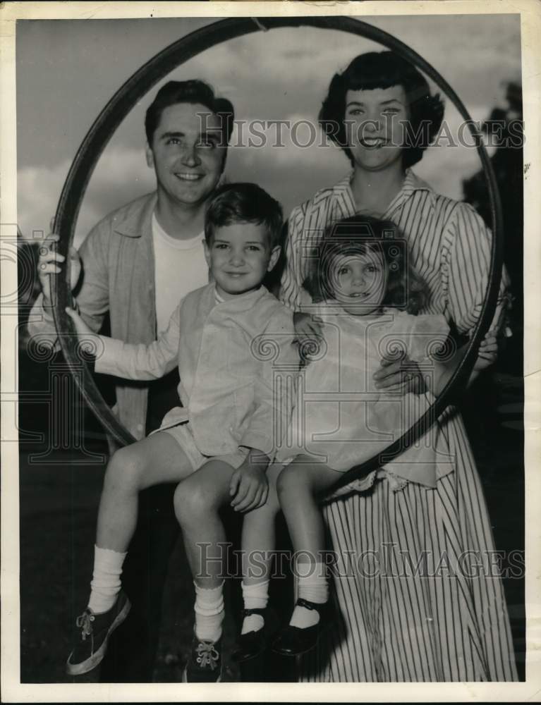 1950 Paul Crabtree and Family at Fayetteville Country Playhouse-Historic Images