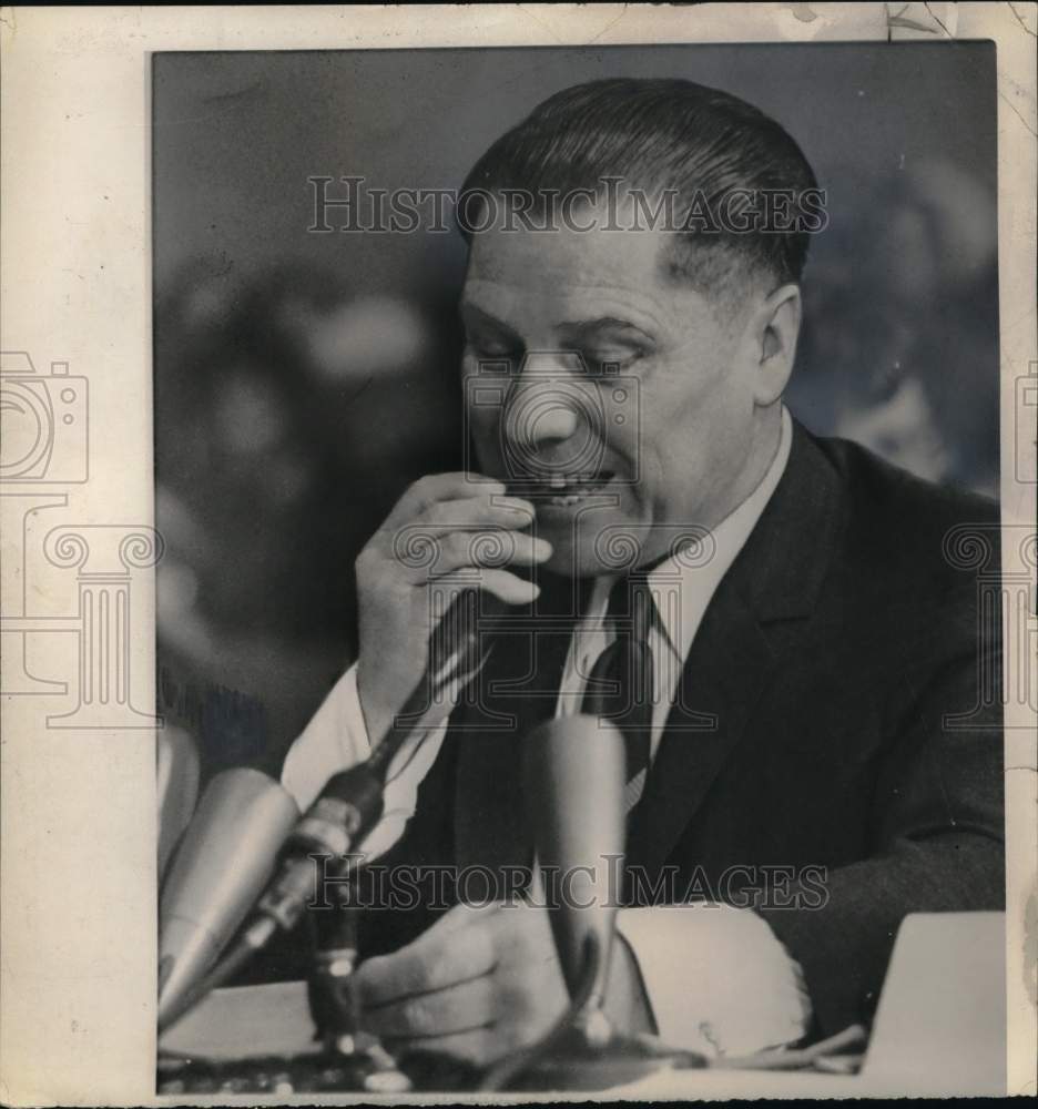 1961 James Hoffa, Teamsters Union President at Washington Senate-Historic Images