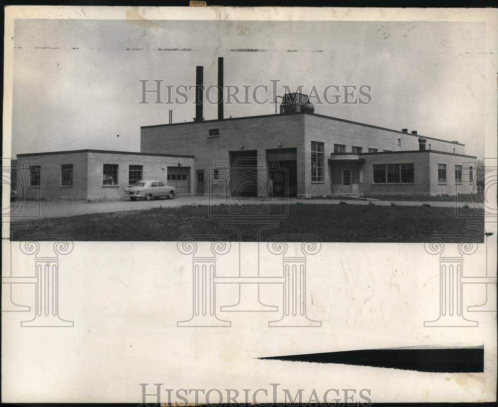 1950 Overview of Dairy Milk Plant Building in Lowville, New York-Historic Images