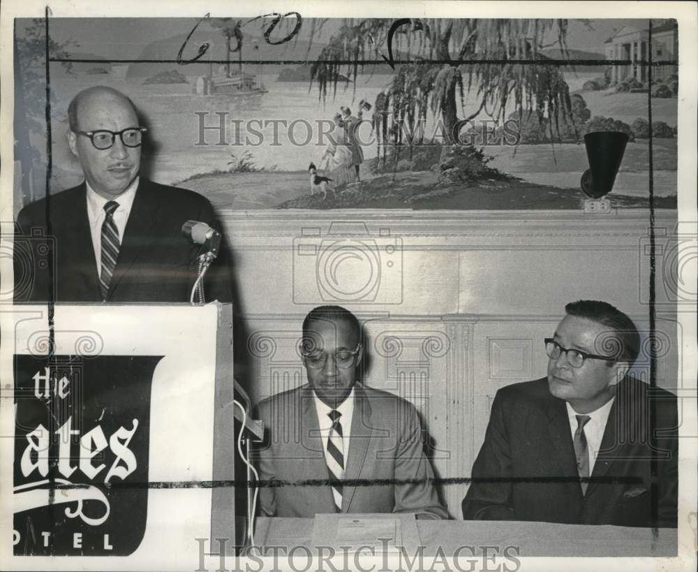 1966 Thomas Young speaks at Equal Opportunity Day Dinner-Historic Images