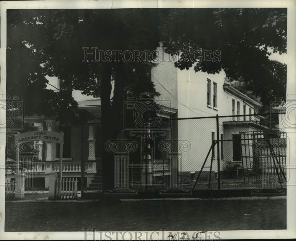 1950 Community center in Lyons-Historic Images