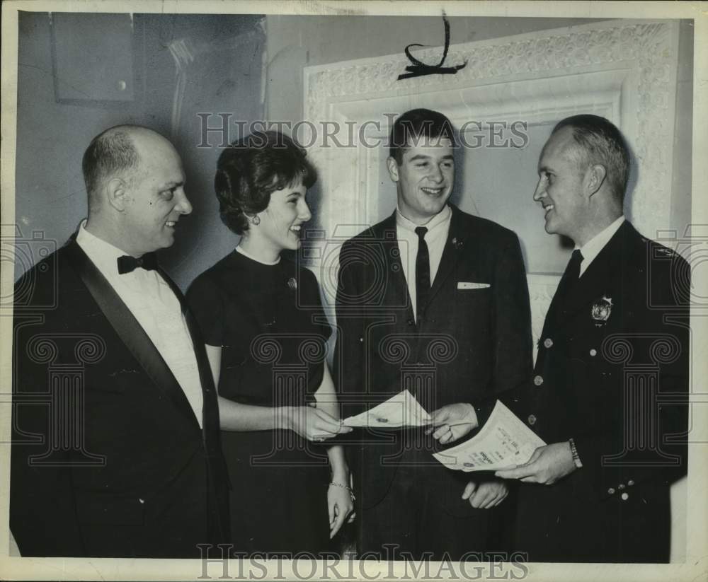 1963 Contest Winners with Police Chief Patrick V. Murphy at Event-Historic Images