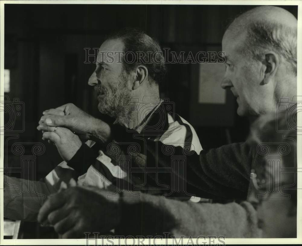 1968 New York-Ben Wasil and Bob Mahoney at Parkinson's support group-Historic Images
