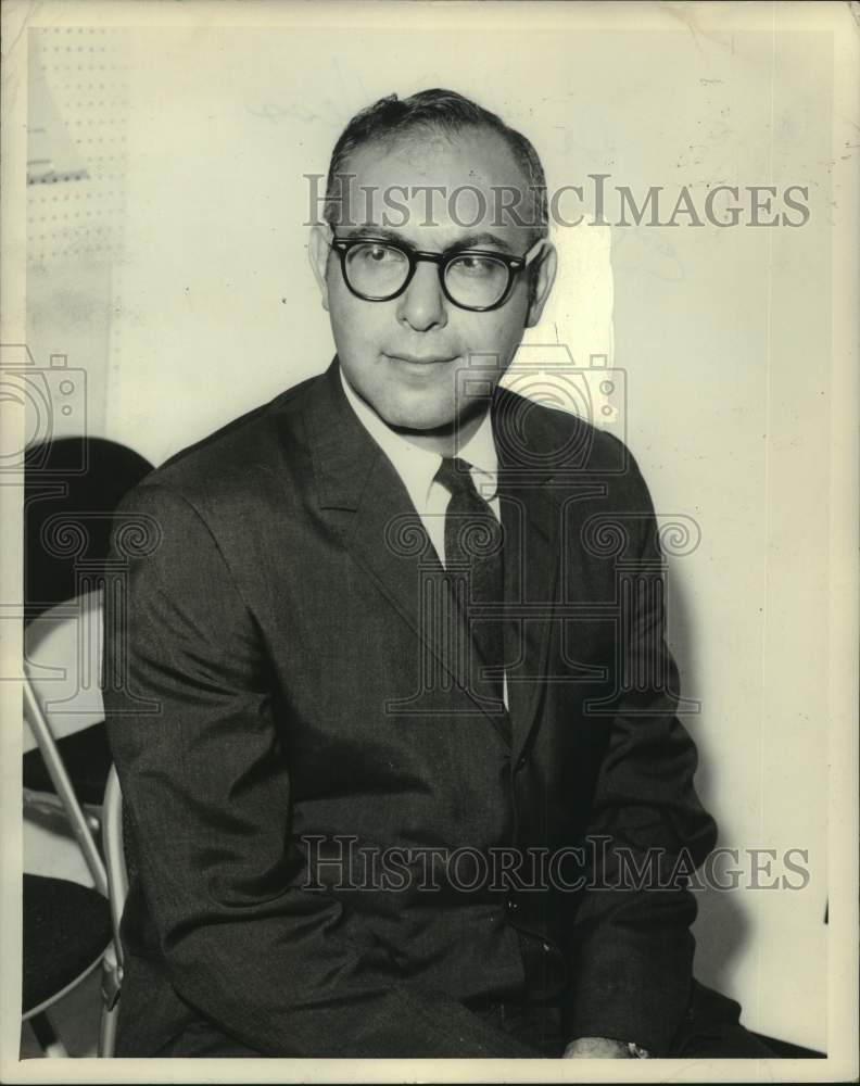 1968 Dr. Fritz Hess, ES-M Superintendent in seated Portrait-Historic Images