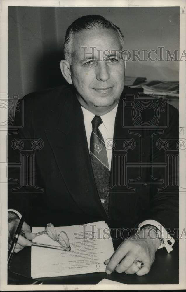 1957 Dr. Stanley E. Wilkes, Pastor of Baptist Temple-Historic Images