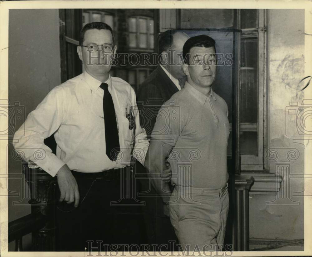 1963 Officers Nicholas Margiasso &amp; Howard Bench Escort Ernest Wells-Historic Images