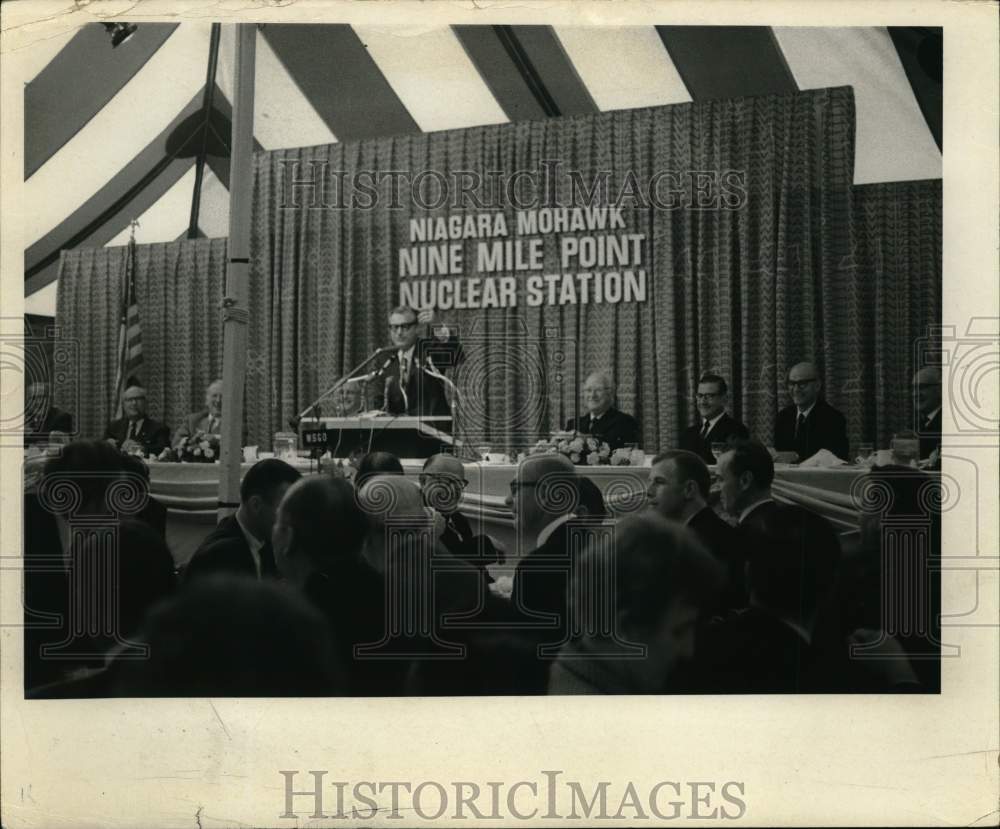 1969 Overview of Niagara Mohawk Nine Mile Point Dedication Ceremony-Historic Images