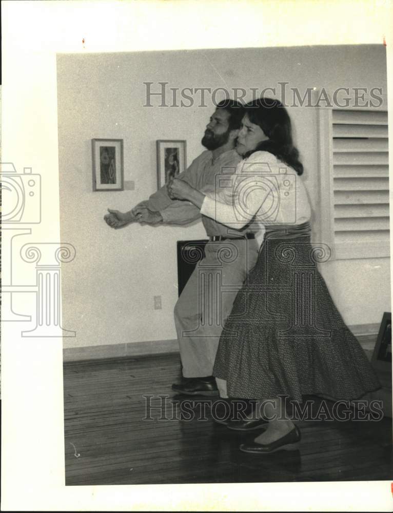 Press Photo Mitch Weiss and Martha Hamilton dance at Cortland Arts Council Gala- Historic Images