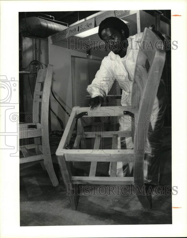 1991 Press Photo Auburn Correctional Facilities inmate Donovan Reeves ...