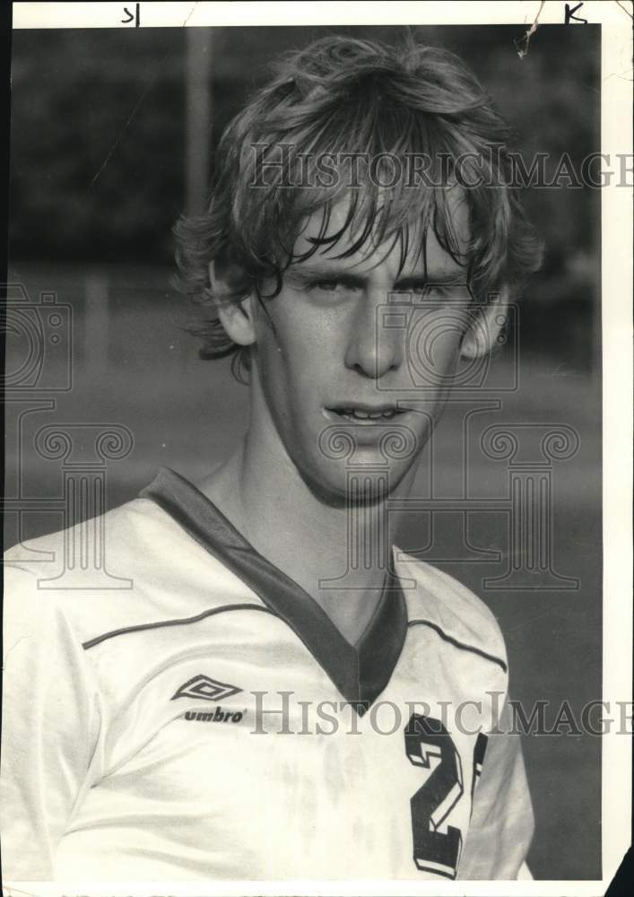 1987 Press Photo Westhill High School Soccer Player Kevin Whalen - sya70871 - Historic Images