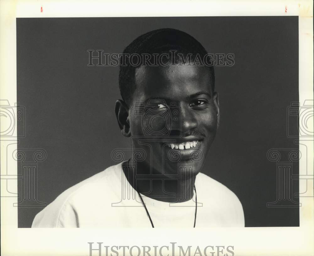 1990 Press Photo Wil Mathis of Henninger High School - sya77945 - Historic Images