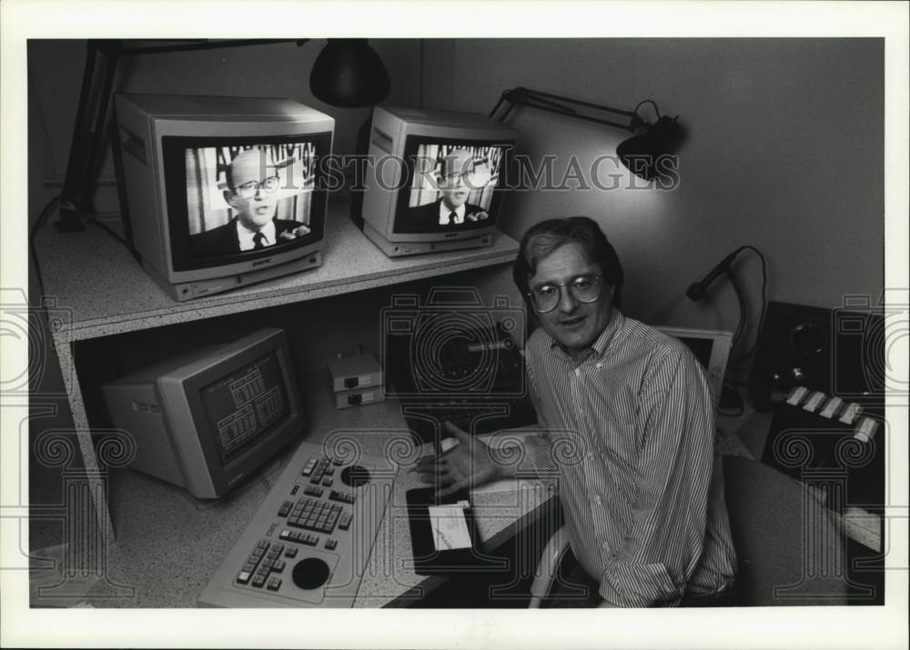 Press Photo Glenn Totten, Robert Abrams Campaign Consultant - sya78278- Historic Images