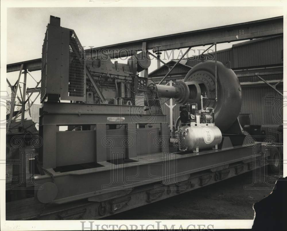 1986 Press Photo Pump at Goulds Pumps in Baldwinsville, New York - sya80912 - Historic Images