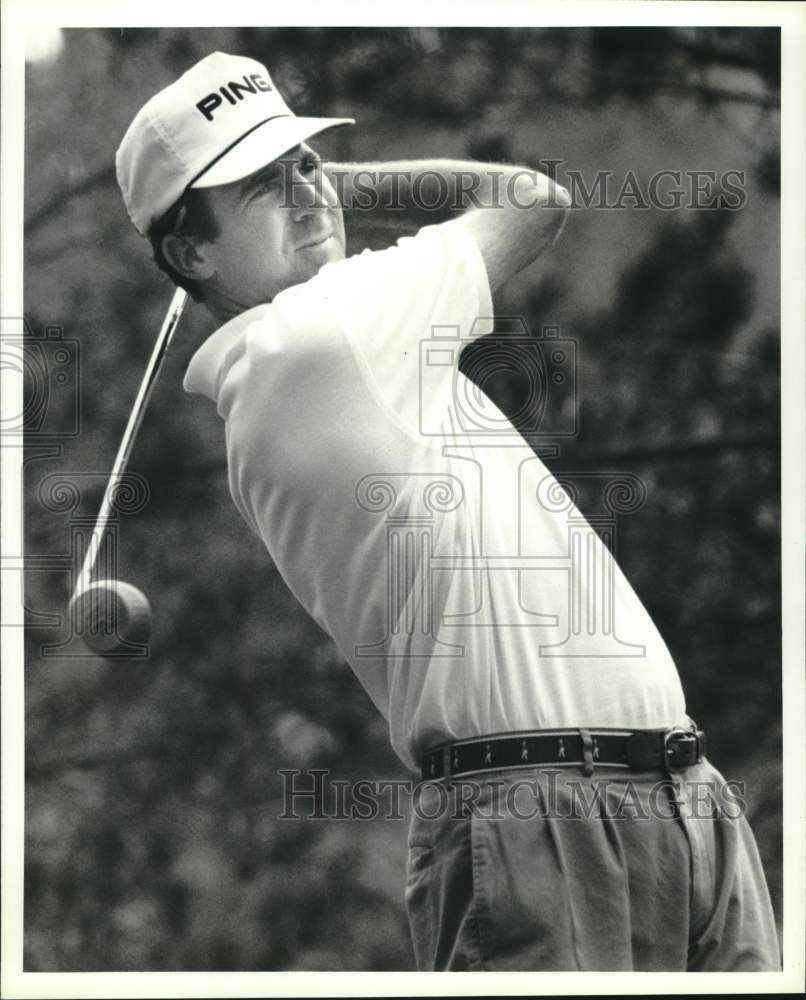 1990 Press Photo Golfer Tom Gleeton at Radisson Greens Golf Course - sya82553- Historic Images