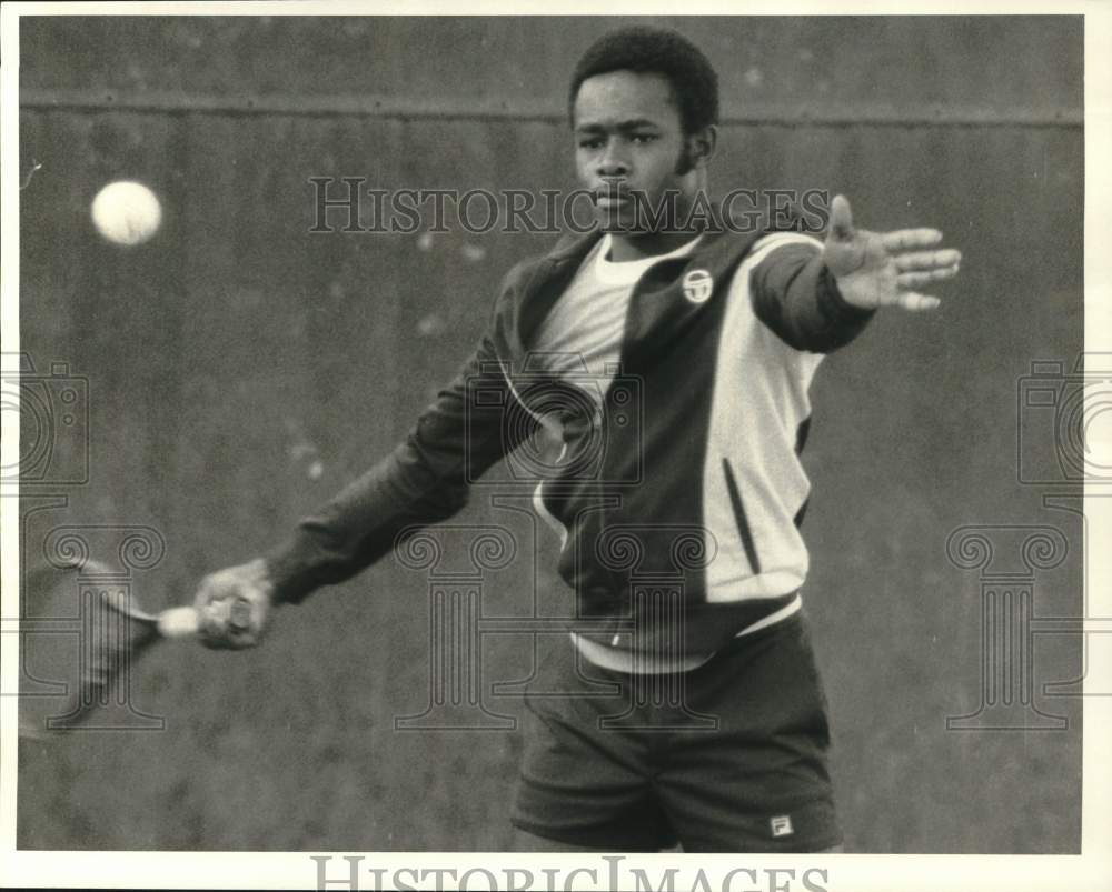 1984 Press Photo Tennis Player Victor Eyo - sya83976- Historic Images