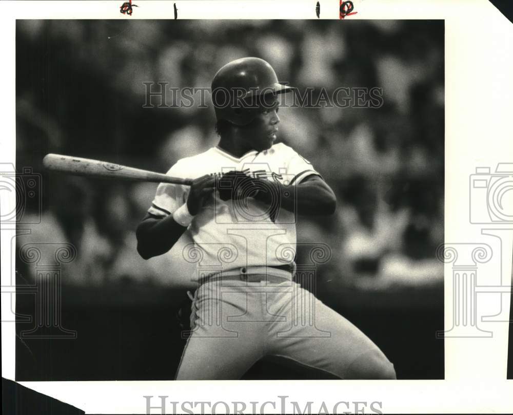 1987 Press Photo Syracuse Chiefs Baseball Player Glen Hill in Game - sya94654- Historic Images