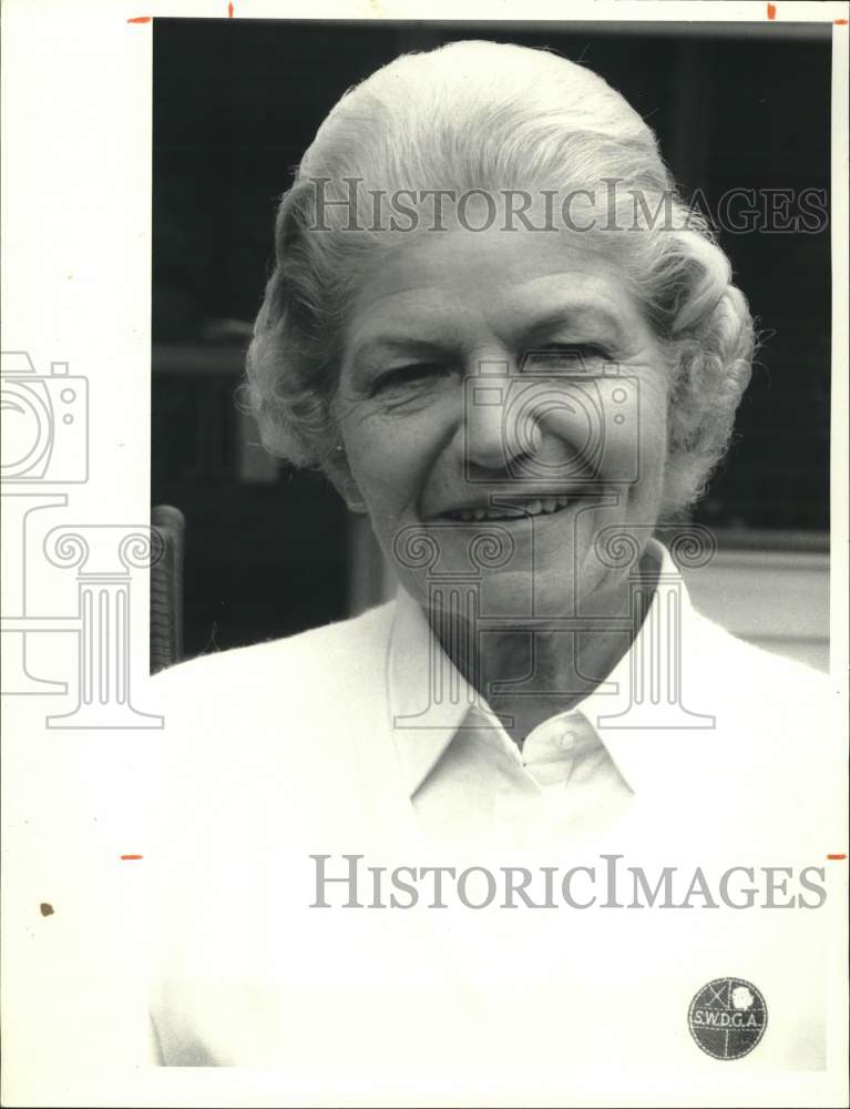 1986 Press Photo Golfer Ginnie Allen - sya99006 - Historic Images