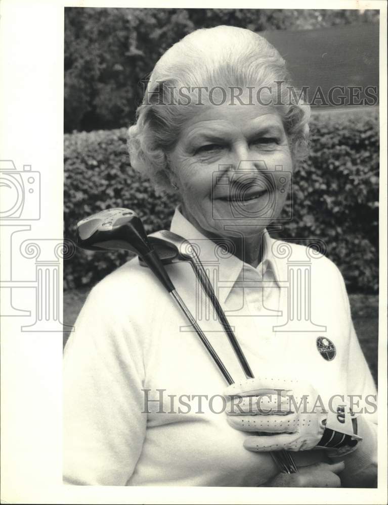 1986 Press Photo Ginnie Allen, Golfer - sya99011 - Historic Images