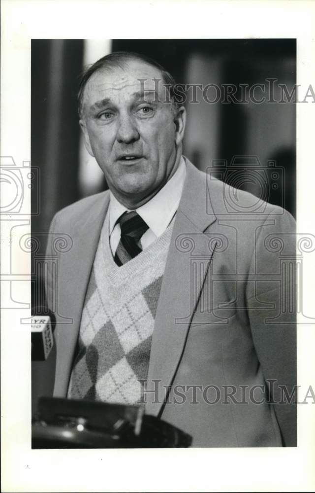 1990 Press Photo LeMoyne College Baseball Coach, Athletic Director Dick Rockwell - Historic Images