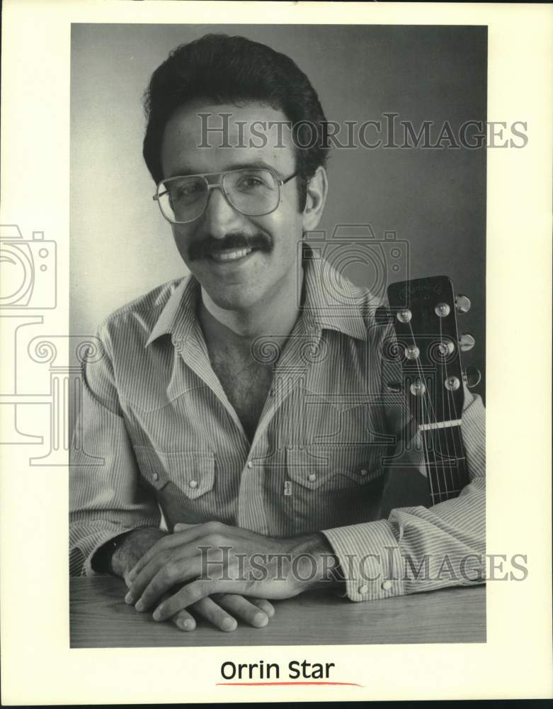 Press Photo Musician Orrin Star - Historic Images