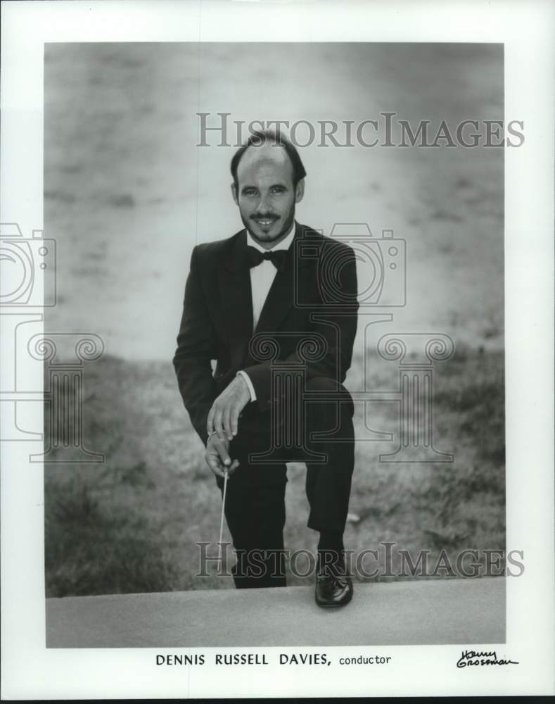 1984 Press Photo Conductor Dennis Russell Davies - Historic Images