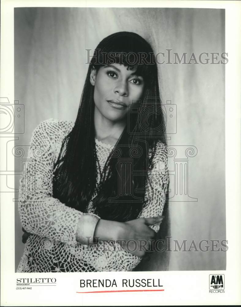 Press Photo Singer Brenda Russell - Historic Images