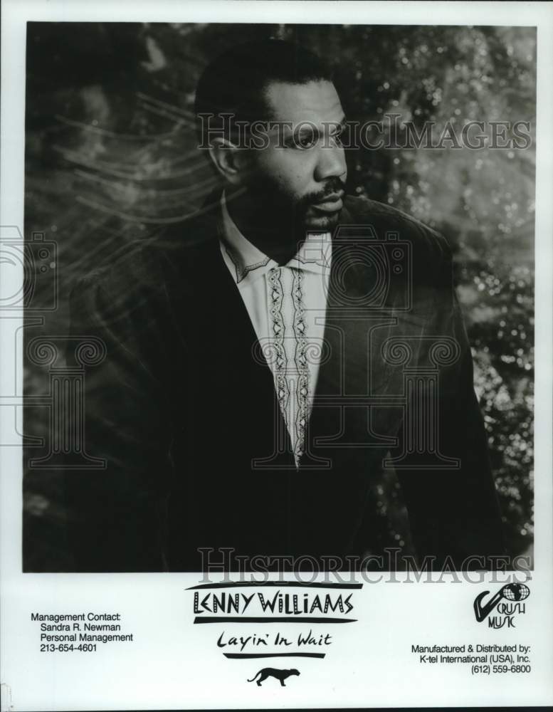 Press Photo Musician Kenny Williams poses for a photograph - Historic Images