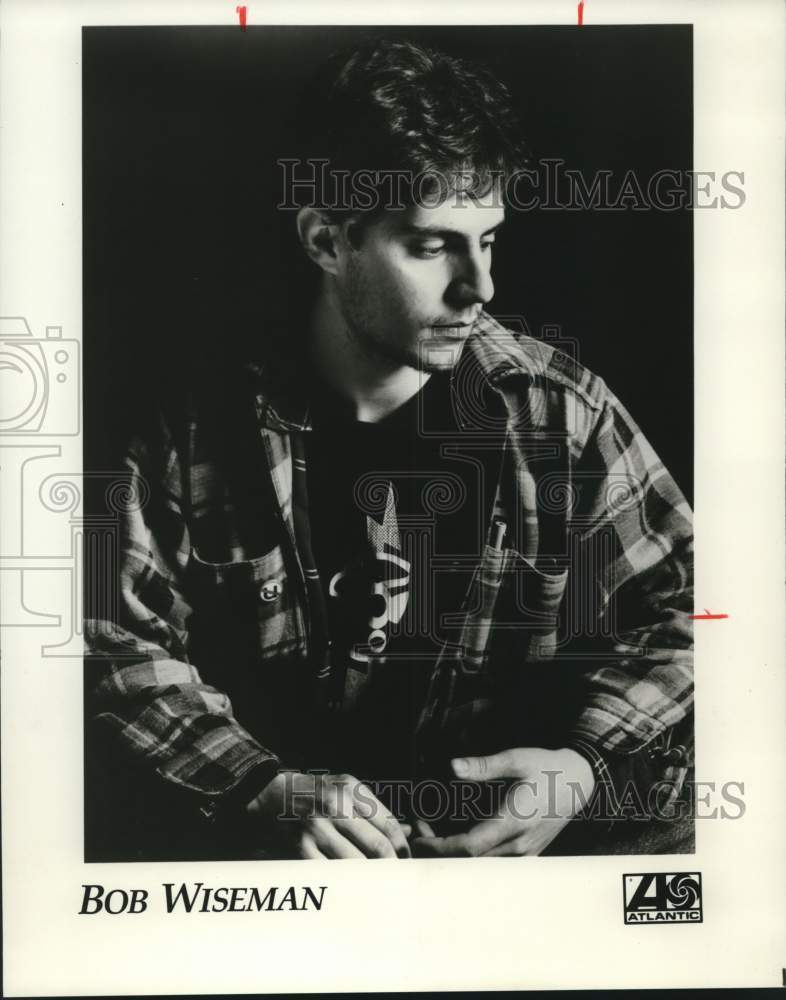 1990 Press Photo Musician Bob Wiseman - Historic Images